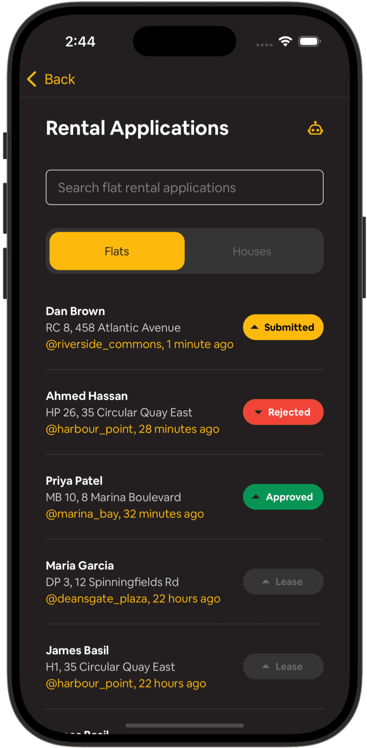 Estate Manager - Rental Applications Management