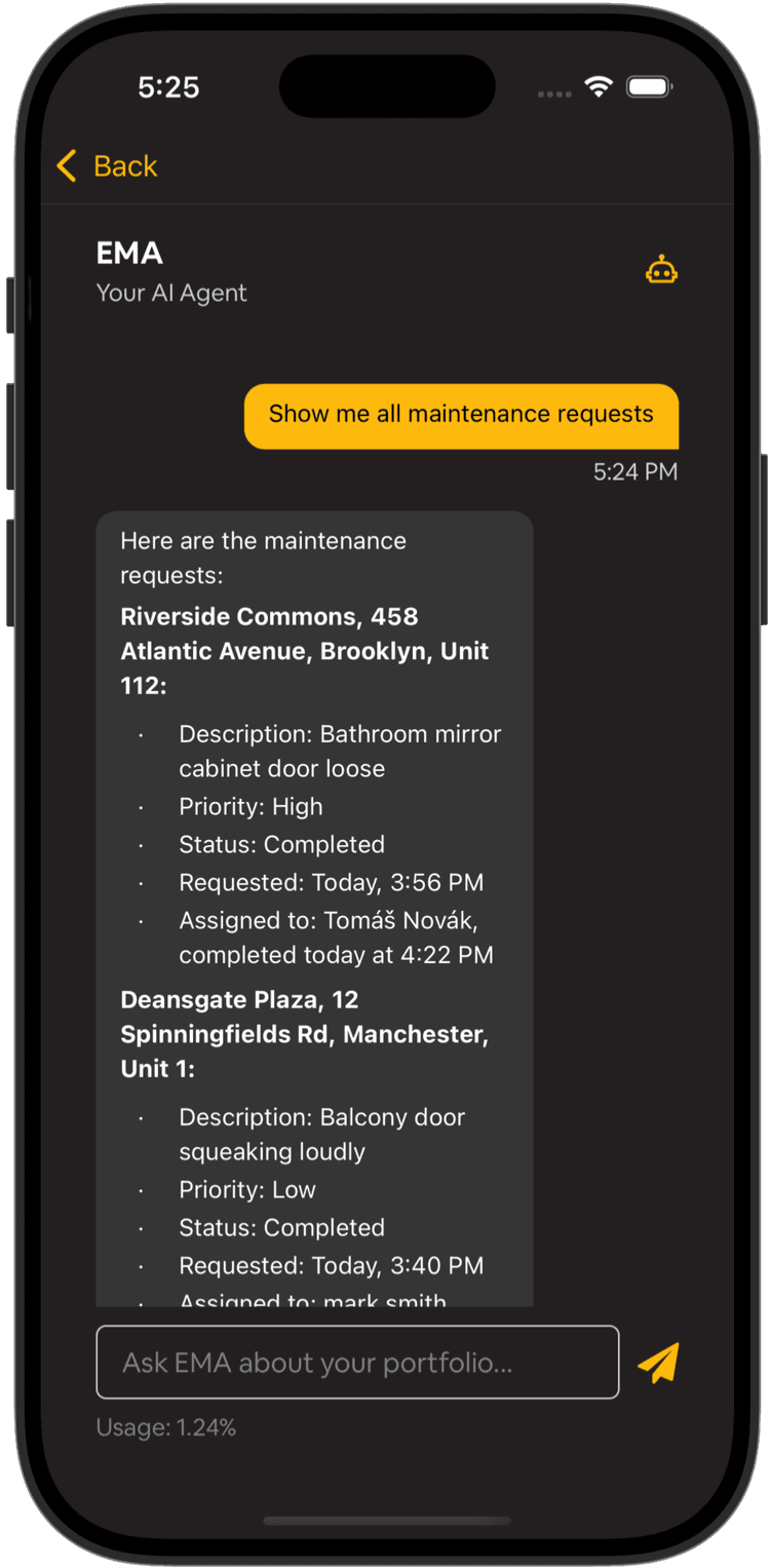 Estate Manager AI Assistant (EMA) - Smart Property Insights