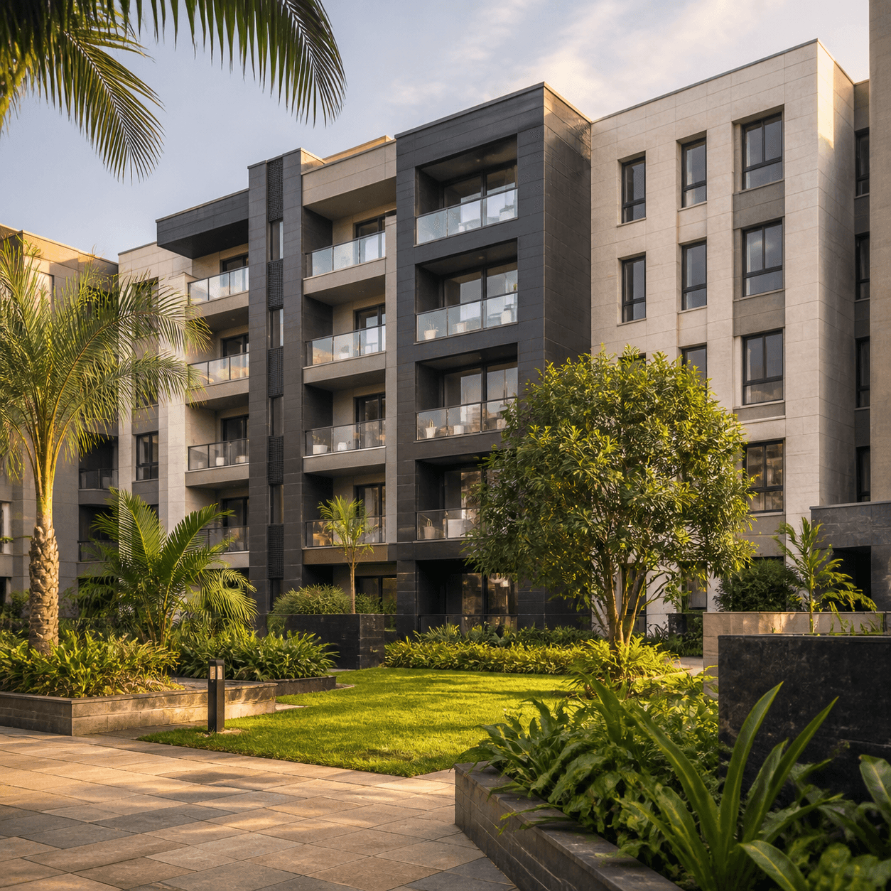 Palm Court Apartments exterior